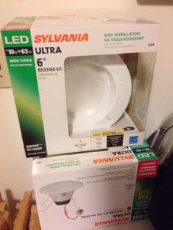 LED SYLVANIA ULTRA. 6". Recessed kit