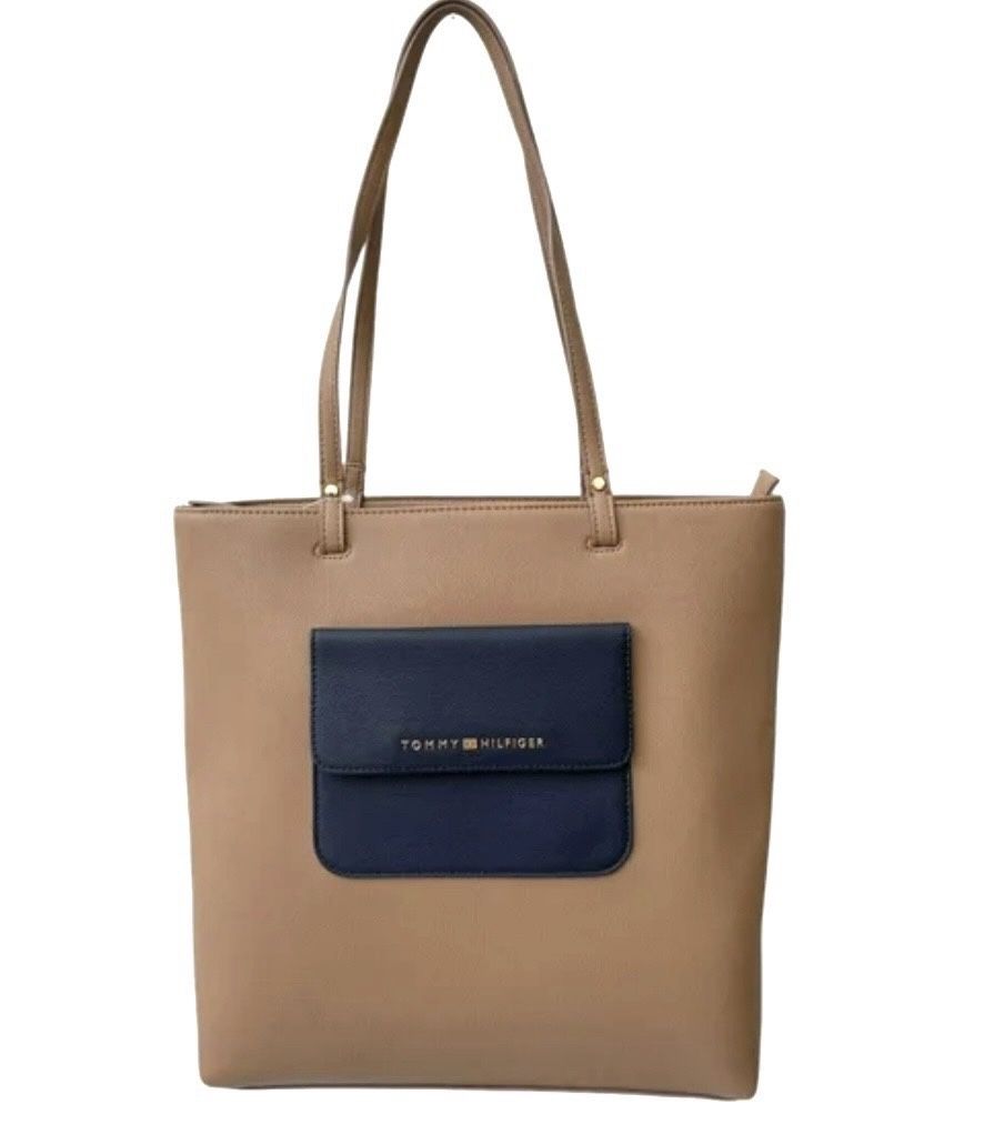 Tommy Hilfiger Women's Bag Beige Navy Blue/$30