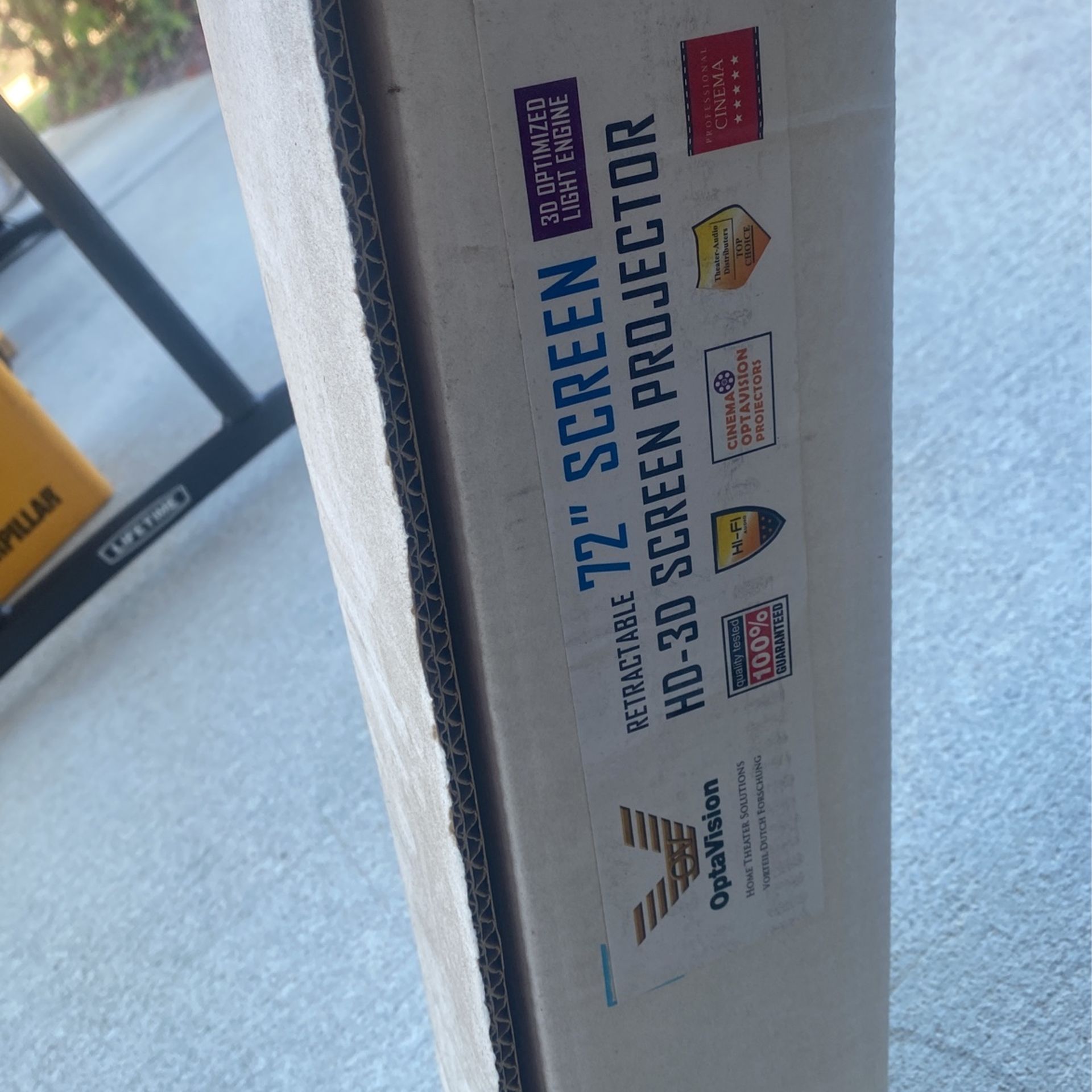 72” Projector Screen