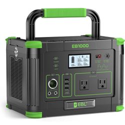 Brand New Portable Power Station 1000W Solar Generator