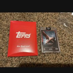 2025 Topps Captain America Brave New World Promo Marvel Collectible Card In Sealed Super Thick Case And Promo Box