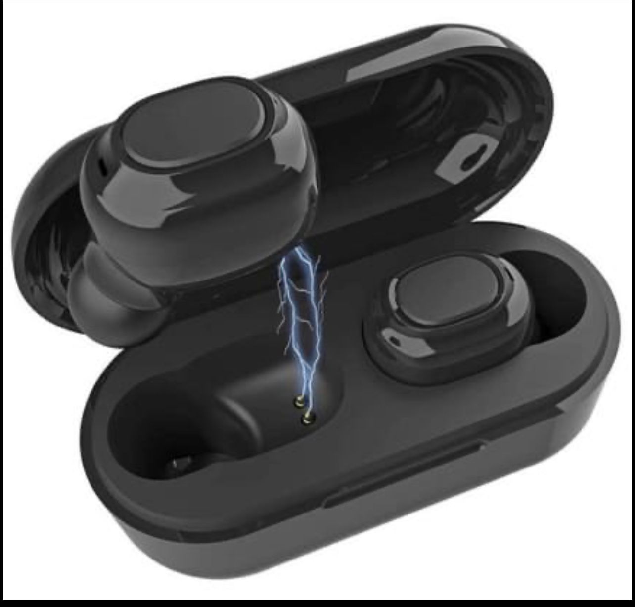 Bluetooth Earbuds Wireless Headphones Bluetooth Headset Wireless Earphones IPX6 Waterproof 30H Playtime Bluetooth 5.0 Stereo Hi-Fi Sound with 550mAH C