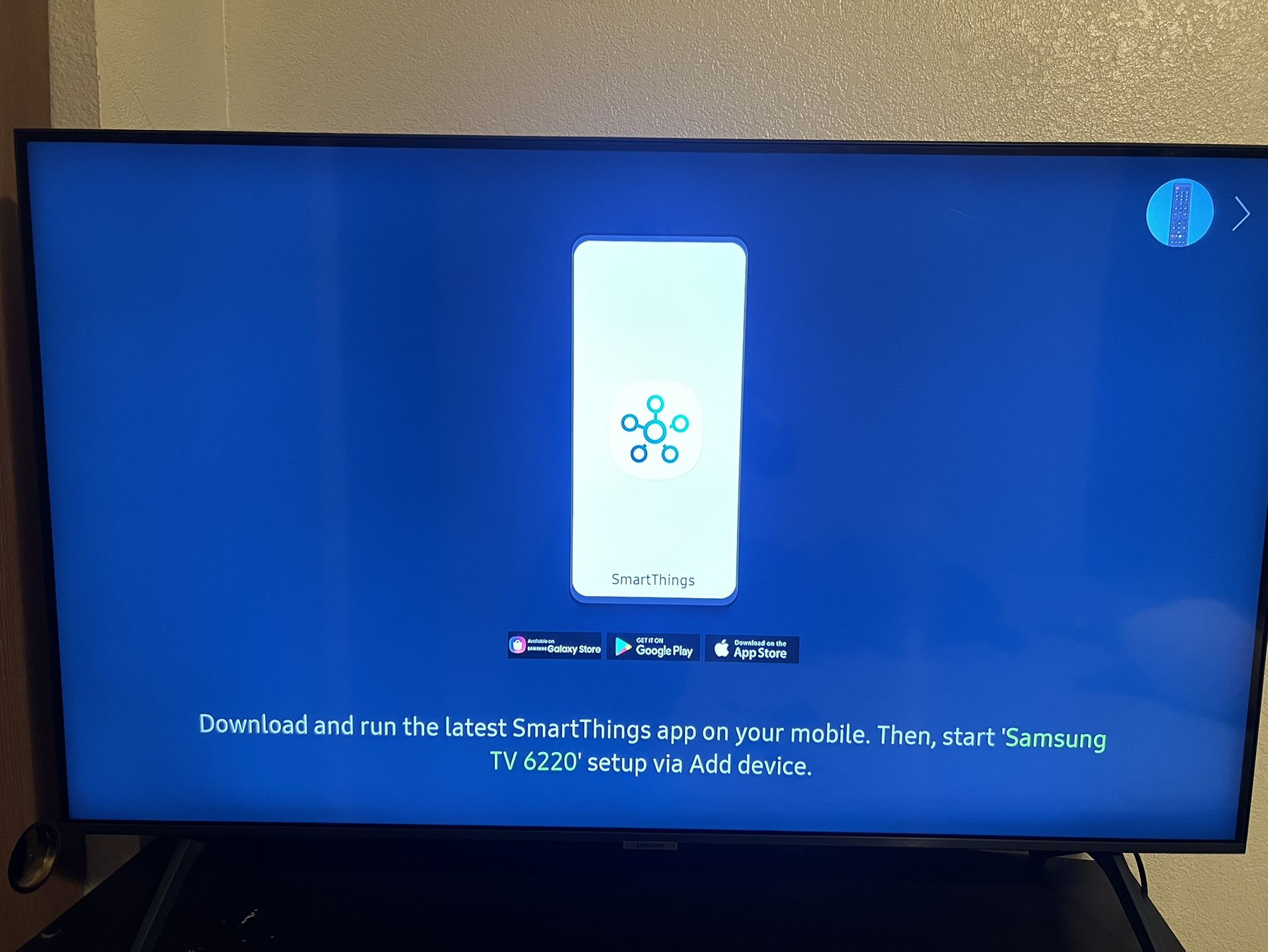 Samsung 43” Smart TV