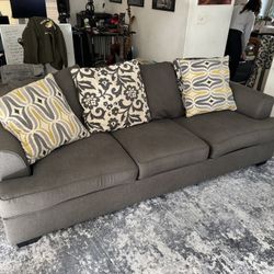 Couch / Futon Set with Matching Chairs