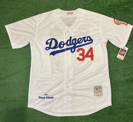 Los Angeles Dodgers Fernando Valenzuela Mitchell&Ness 1981 White Jersey