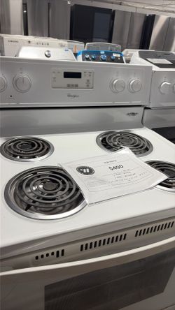 Whirlpool 4 burner range