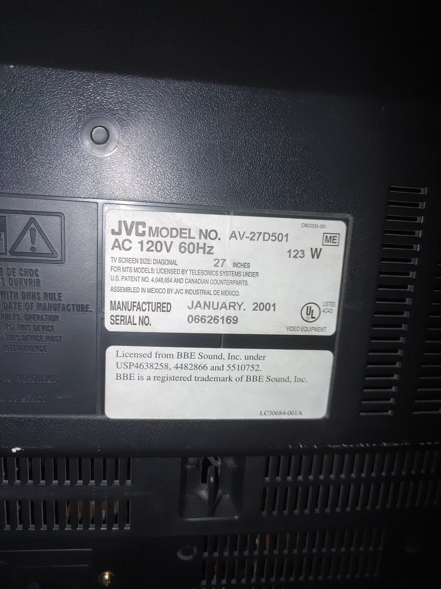 27" JVC D series Crt Tube Tv for Sale in Phoenix, AZ OfferUp