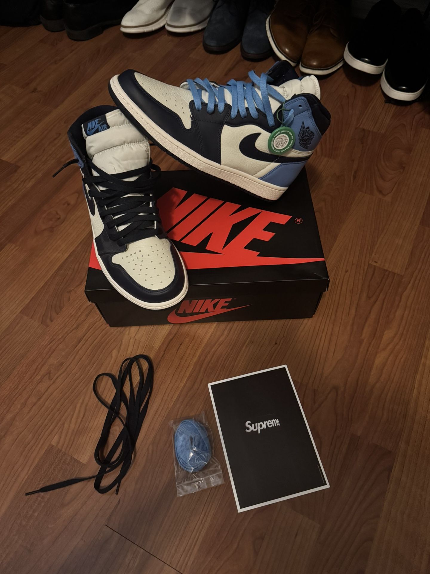 AIR JORDAN 1 RETRO HIGH OG OBSIDIAN STOCKX VERIFIED
