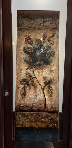 Large Floral Canvas Wall Art