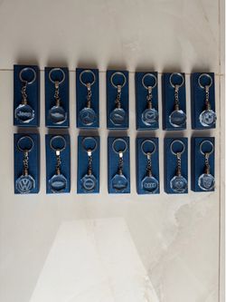 3D Crystal LED Car Logo Keychains – 13 Brands – $5 Each or All 67 for $200