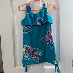 Lilly Pulitzer Girl Butterfly 🦋 Dress - Size 4