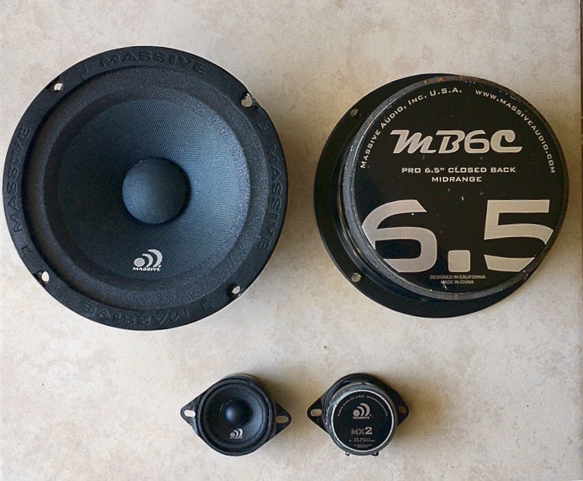 Massive speakers Mid Range MB6C sistem audio car