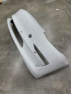 Tesla model 3 oem front bumper white with sensors 2019