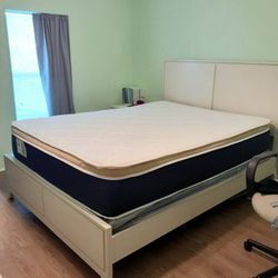 NEW QUEEN PILLOWTOP SET MATTRESS AND BOX SPRING-2PCS