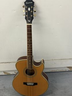Epiphone PR5E Natural Acoustic Electric Guitar