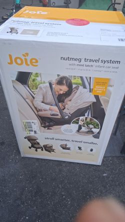 Joie Nutmeg & Mint Latch Travel System