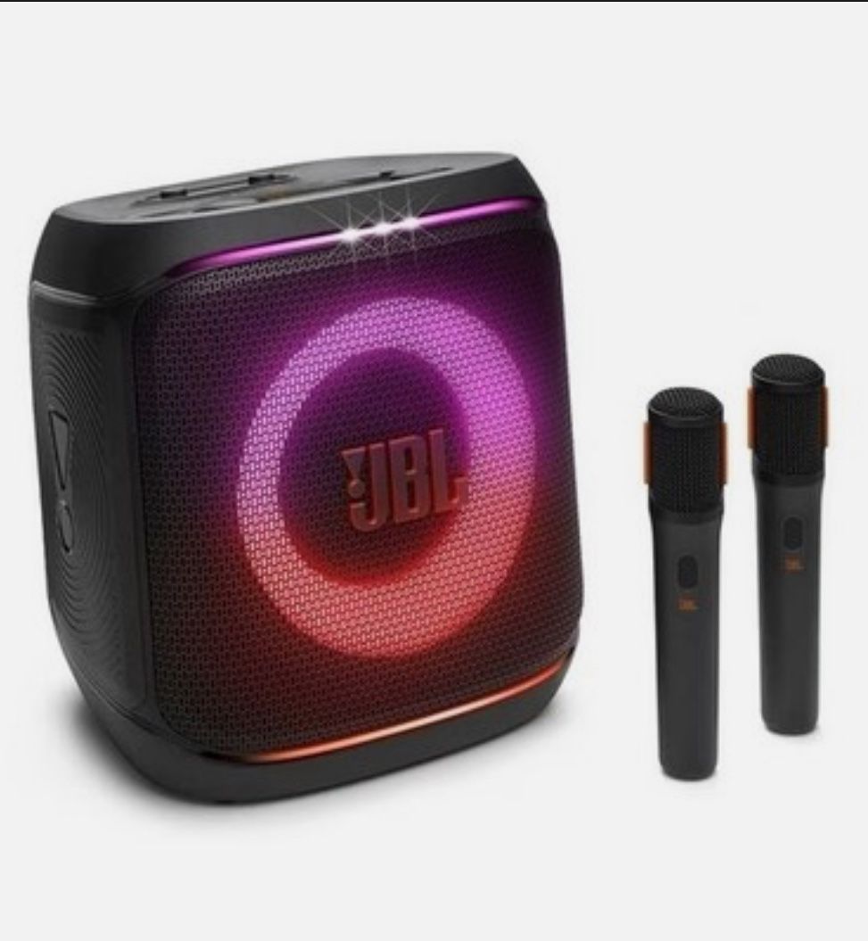 JBL Party Box Encore 2 W/ Two wireless mics Brand New In box