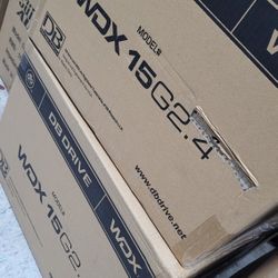DB Drive WDX 15 G2 4 OHM Subwoofer Pair 