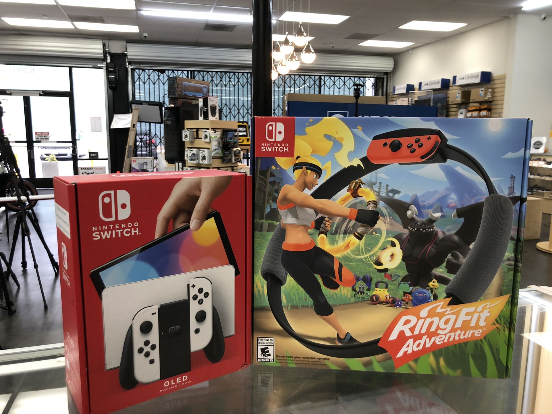 Nintendo Switch OLED + RingFit Adventure Combo. $50 To Finance It