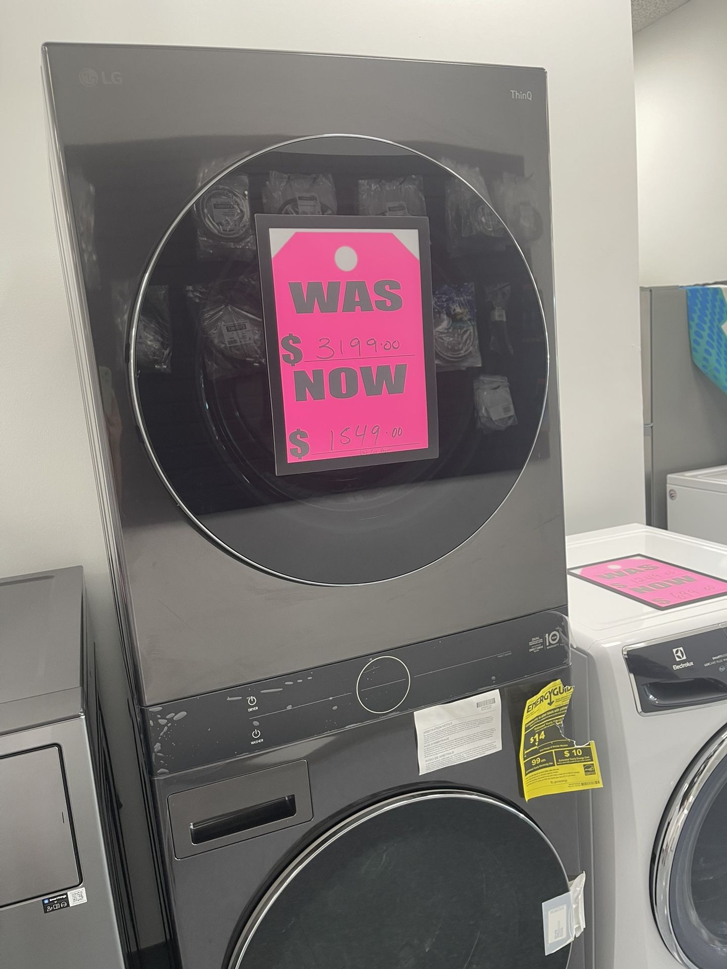New Scratch And Dent lag Washer Tower. 1 Year Manufacturer Warranty