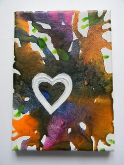 "Colors of Your Heart" Canvas Artwork