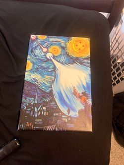 Dragon ball starry night poster