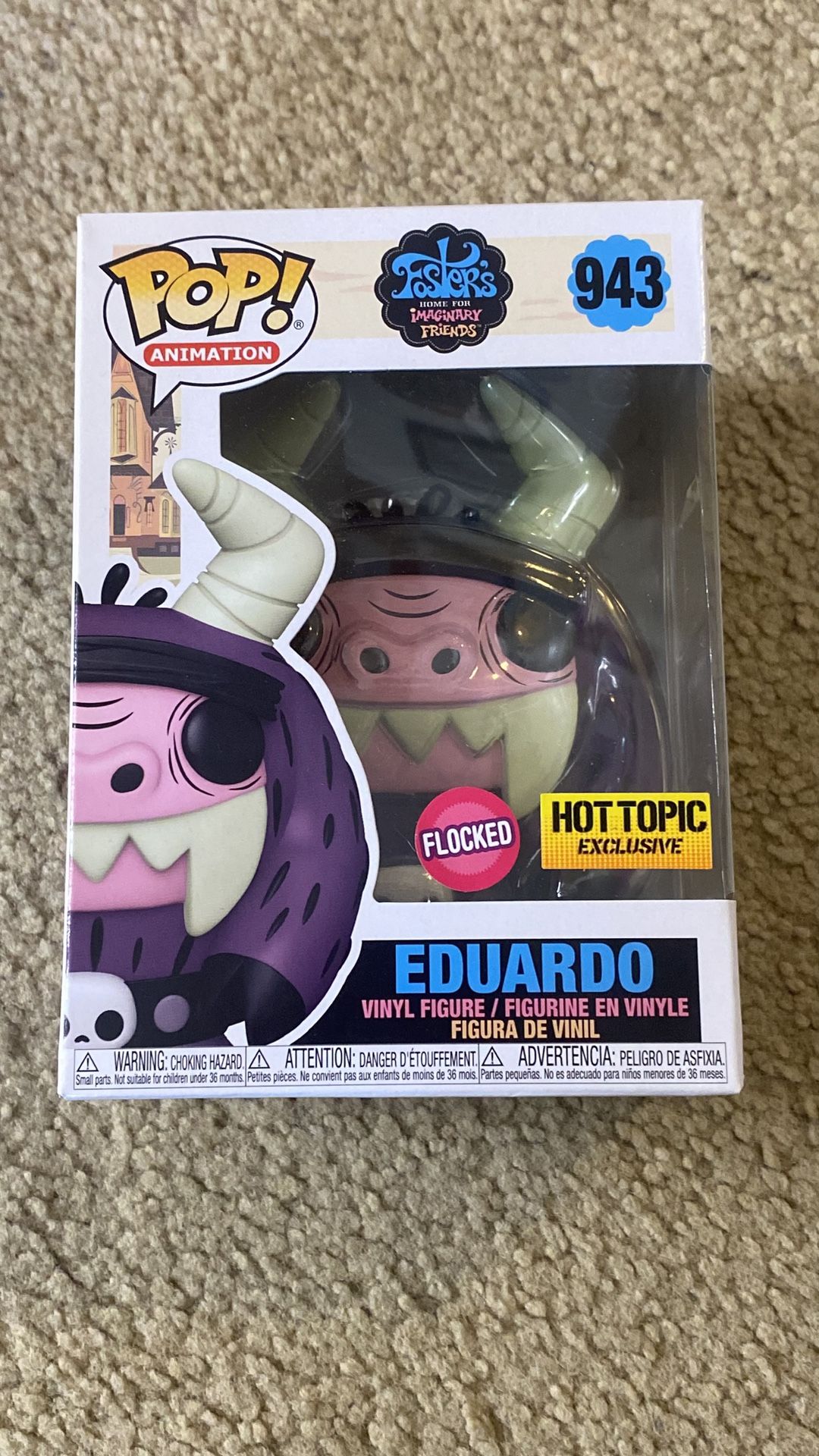 Funko Pop Foster’s Home For Imaginary Friends Eduardo Hot Topic Exclusive