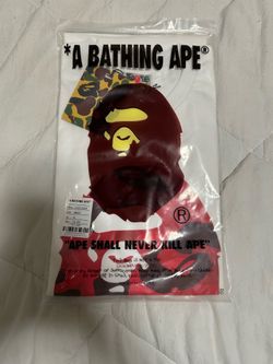 Red and white bape shirt