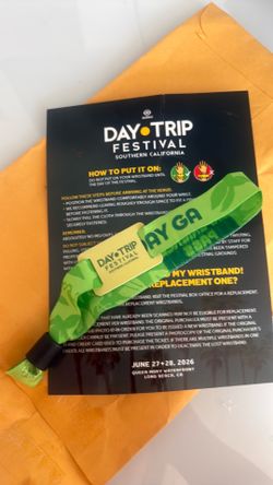 2-Day GA day trip ticket