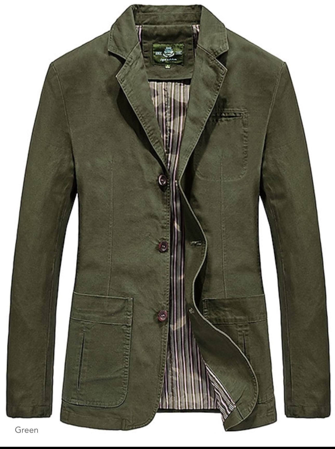 Stylish Men’s Jacket (Forest Green)