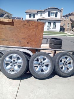 Dodge ram rims tires 275/55R20