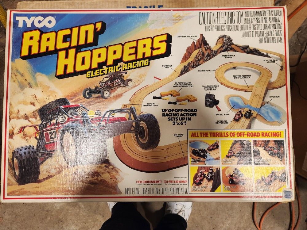 Tyco hoppers Slot Car Track