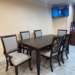 Set De Comedor De Madera
