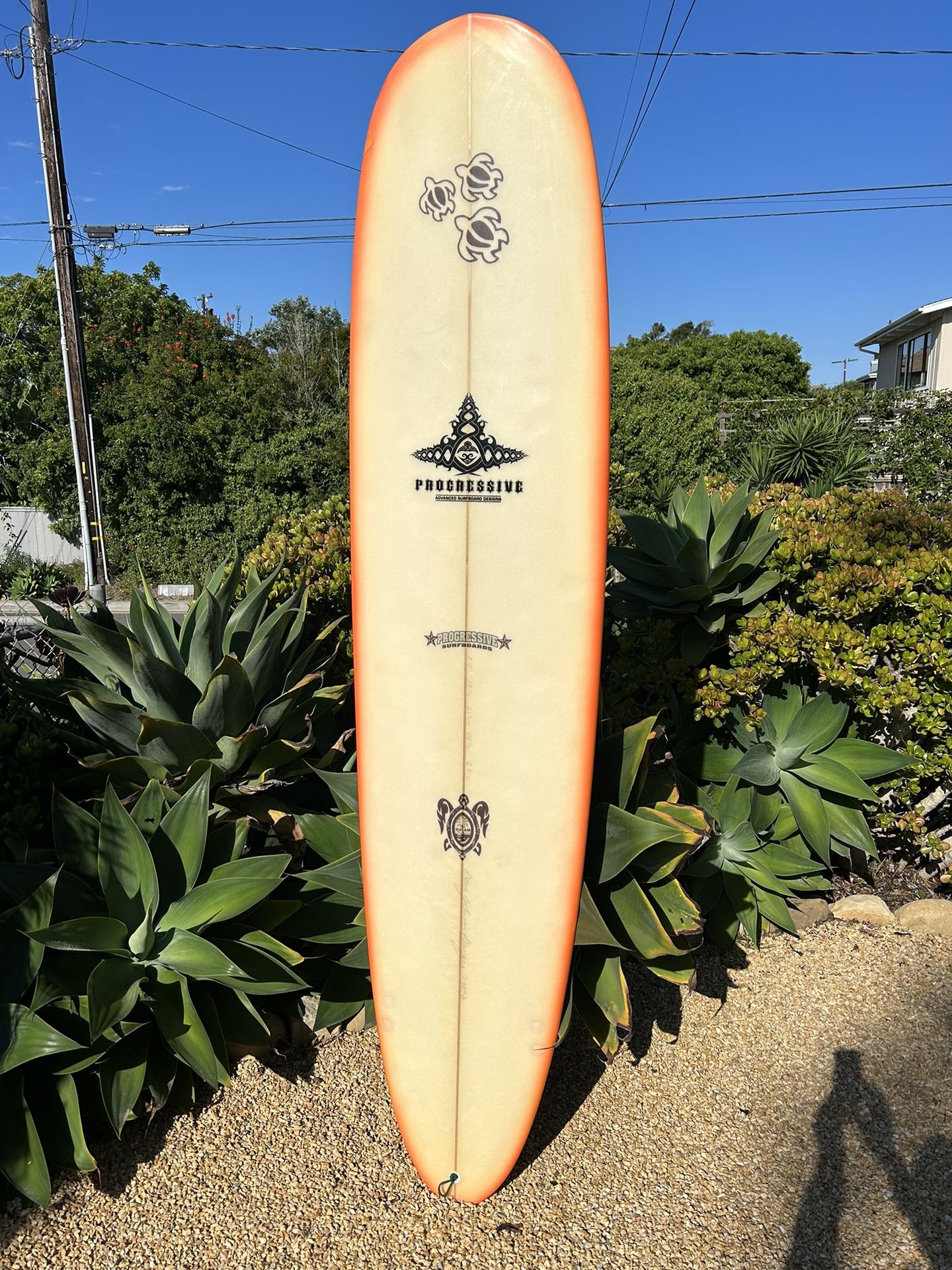 8'-0" Surfboard Funshape- Mini Longboard-- Progressive