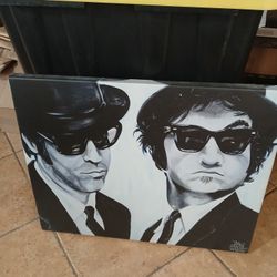 28x22. Blues Brothers Print Signed