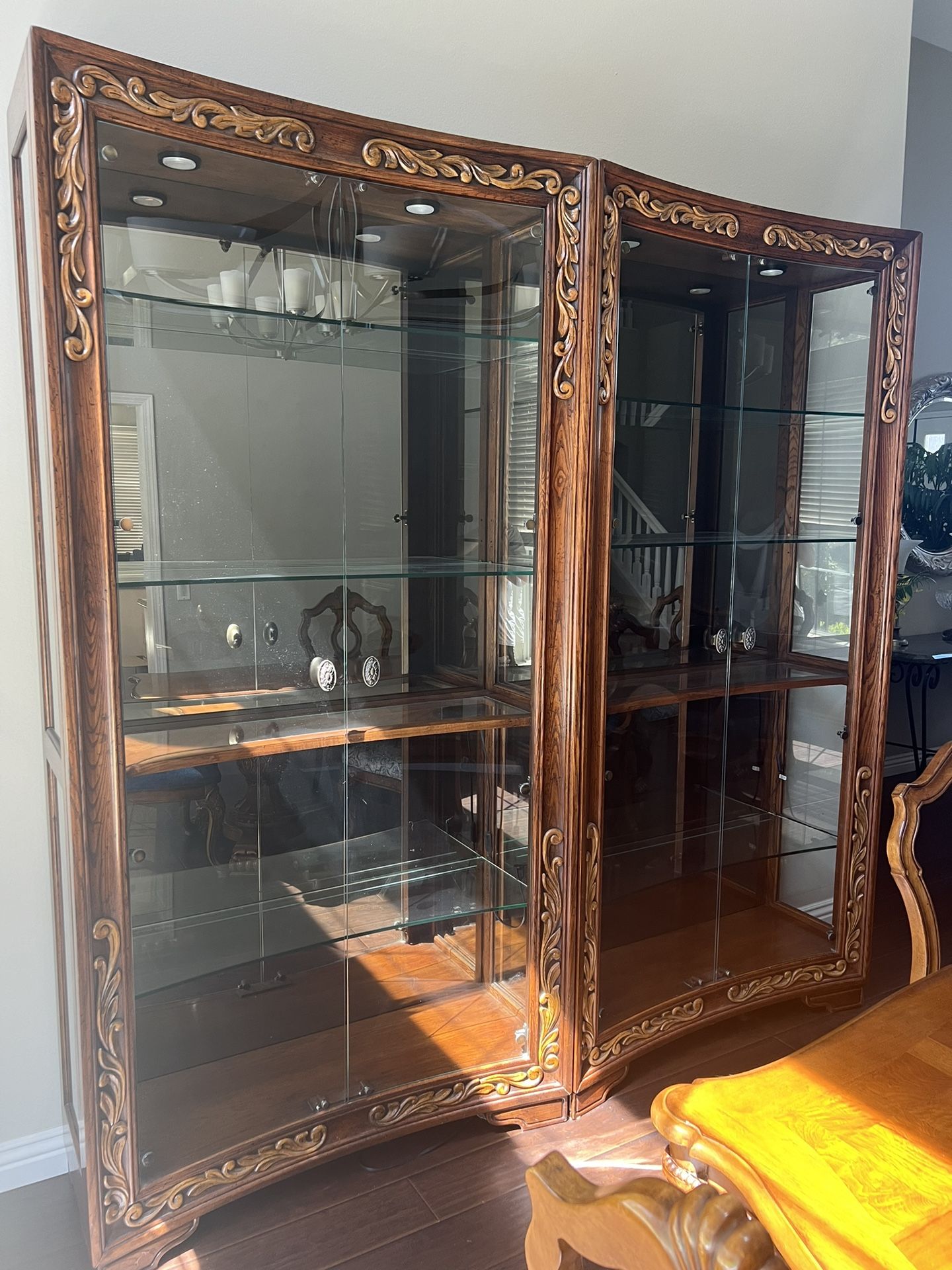 Henredon Fine Furniture - Curio Cabinets $700 each OBO