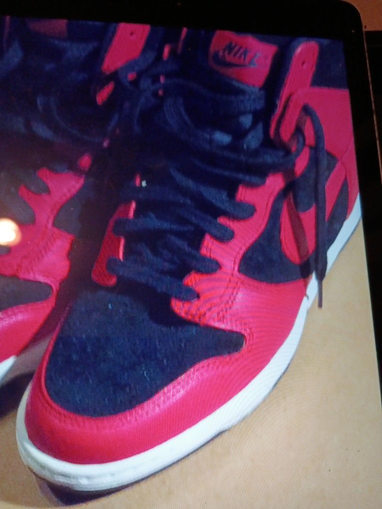 NIKE DUNK SKY HIGH BRED HIDDEN WEDGE SIZE 8 WOMEN