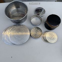 Set of 2 Diamond Sorting Sieves Very Good Condition 