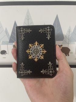 Vintage Chrome Hearts Leather Wallet