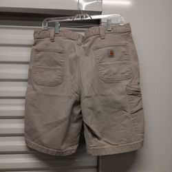 Carhartt Khaki Relaxed Fit Shorts Size 38