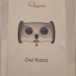 Skymee Owl Robot for Dogs and cats! Plays and gives treats remotely!!!
