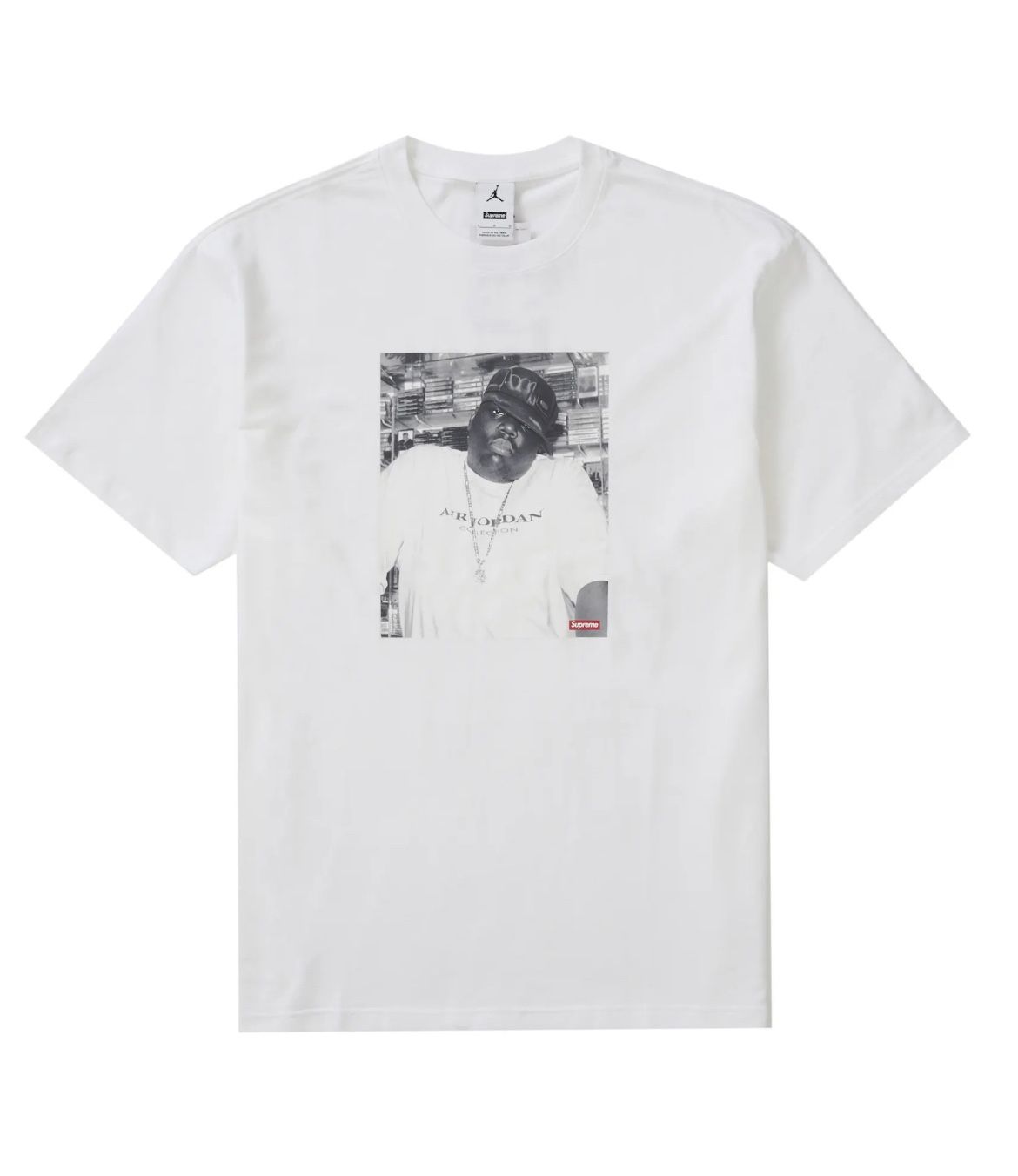 Supreme Jordan Biggie Tee Shirt White