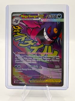 Mega Gengar EX 2026 Mega Evolution Ascended Heroes Secret Rare SAR #269/217