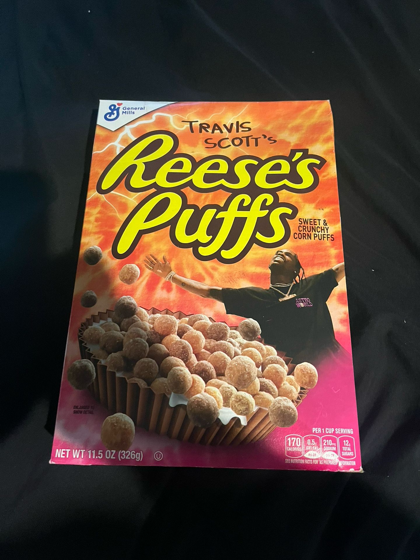 Travis Scott Reese’s Puffs Box