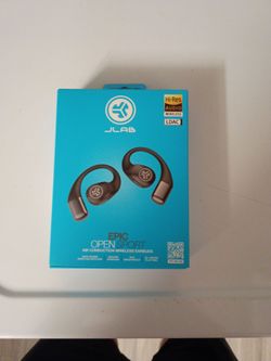 JLAB Epic Open Sport earbuds. Brand new