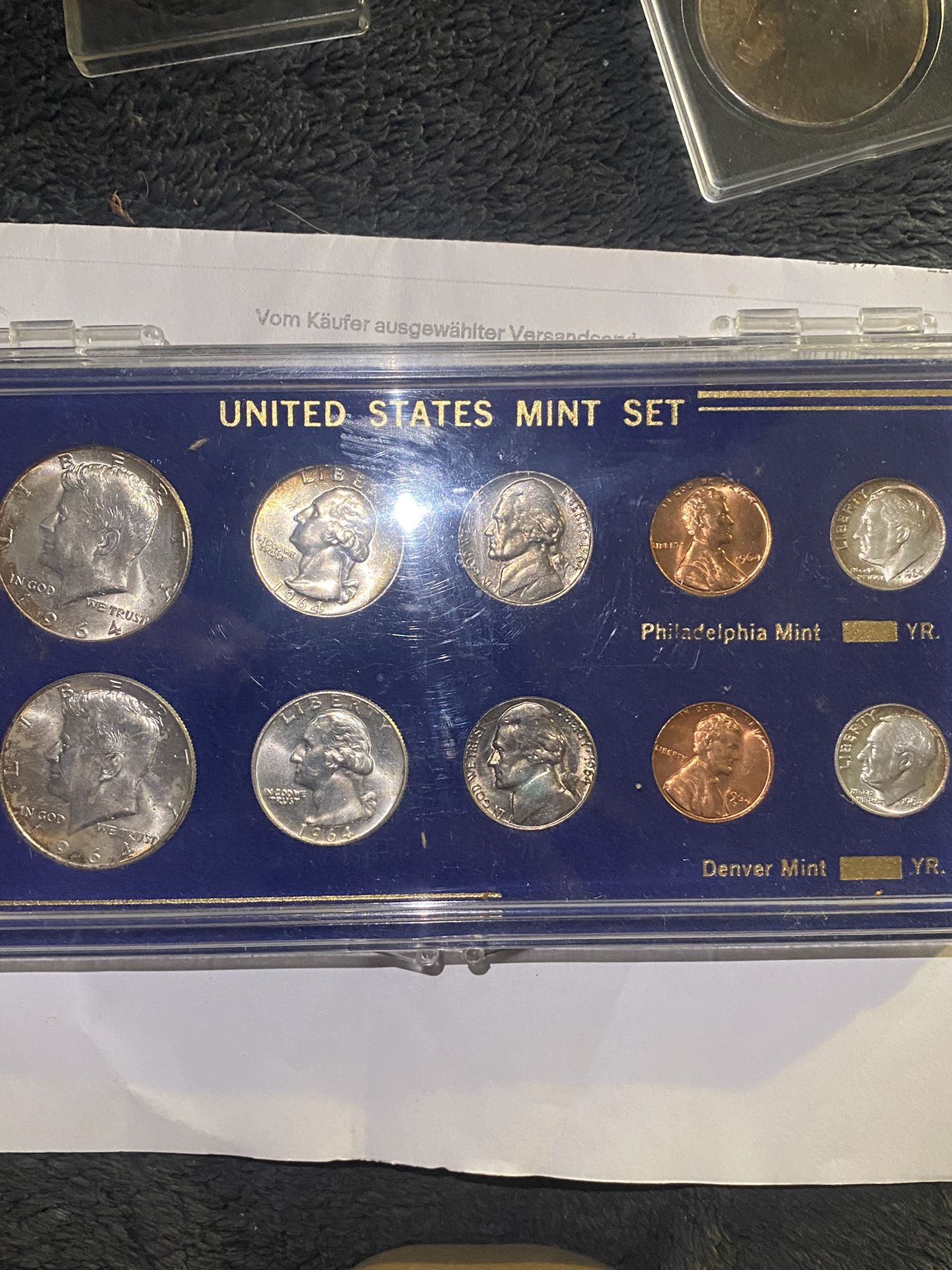 Really Nice 1964 All Coins Are Are Toned Naturally Some Tone More Than Others But Very Nice