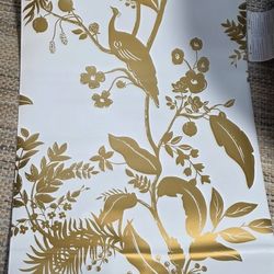 Peel N Stick Gold Pattern Wallpaper 