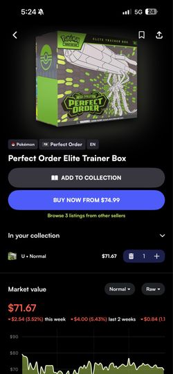 Perfect order ETB