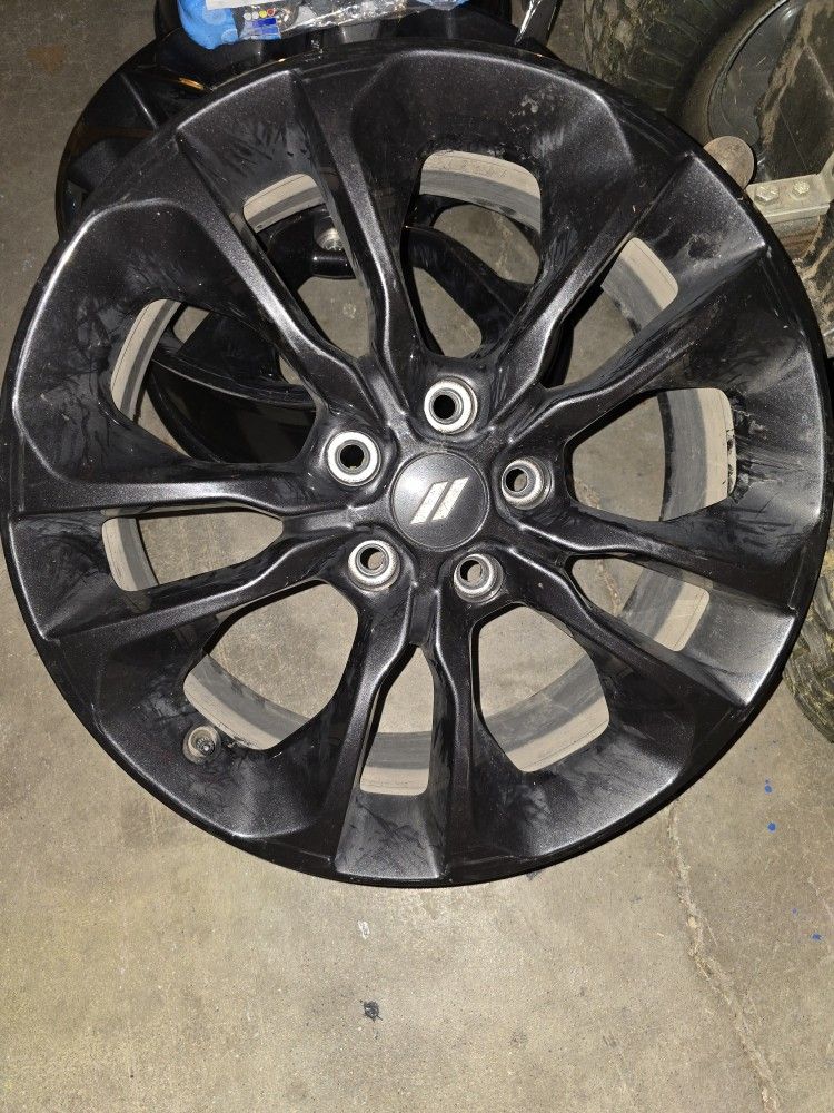 Dodge 20 Inch OEM Black Wheels