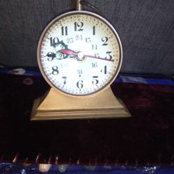 Rare Ant Nautical Fish Eye Clock And Compass